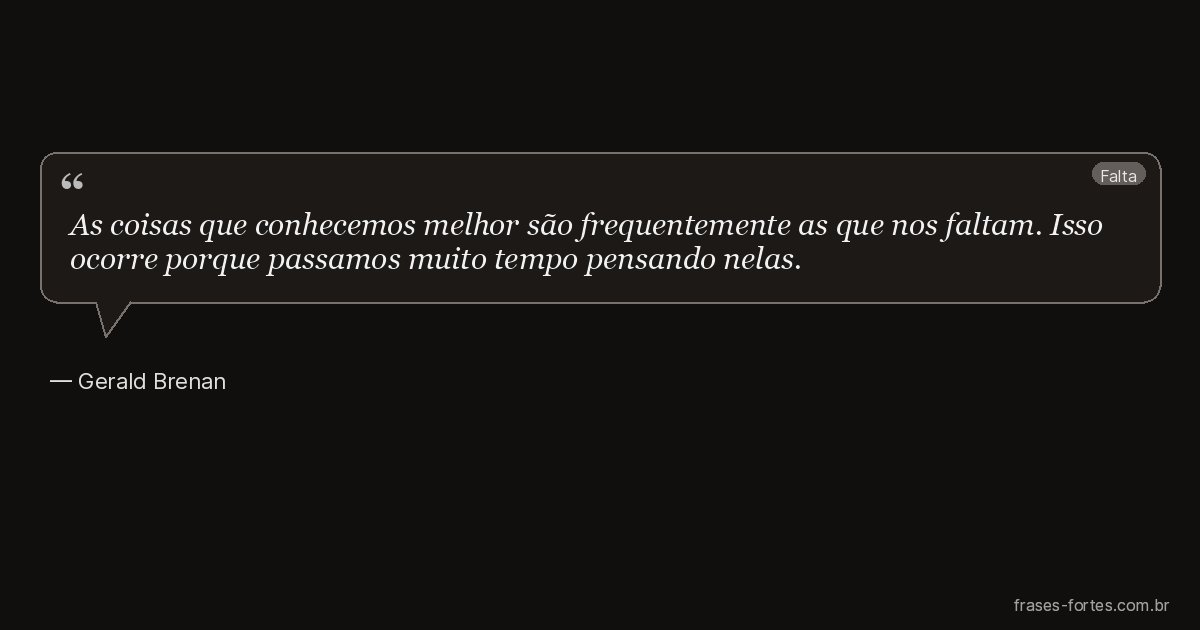 Frase de Gerald Brenan