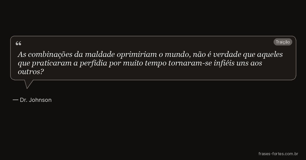 Frase de Dr. Johnson