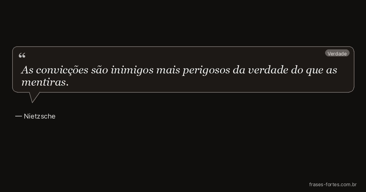Frase de Nietzsche