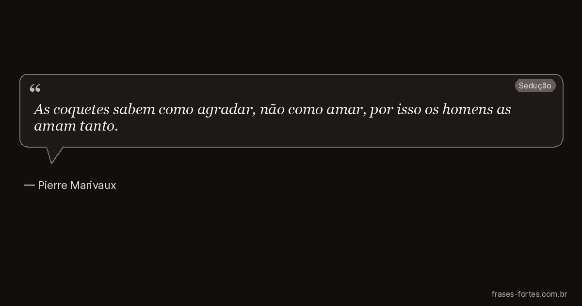 Frase de Pierre Marivaux