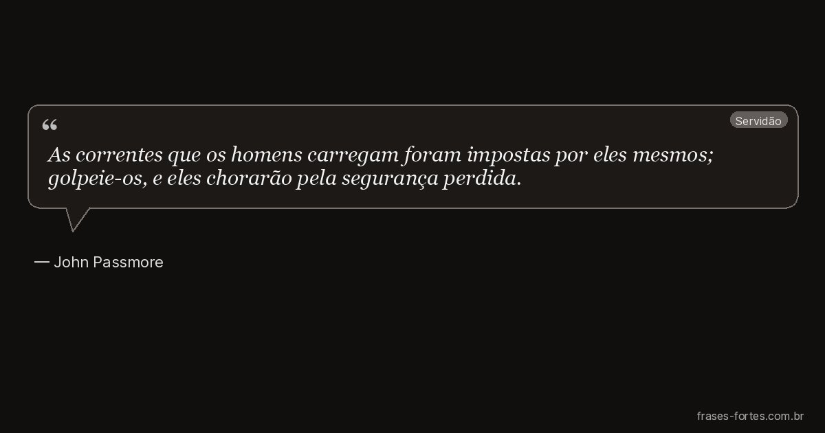 Frase de John Passmore