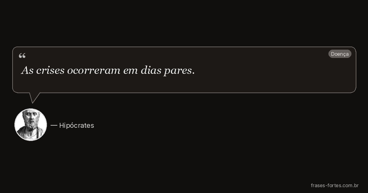 Frase de Hipócrates