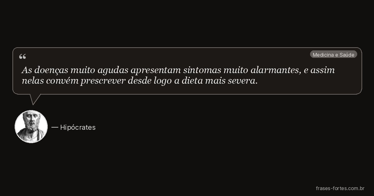 Frase de Hipócrates