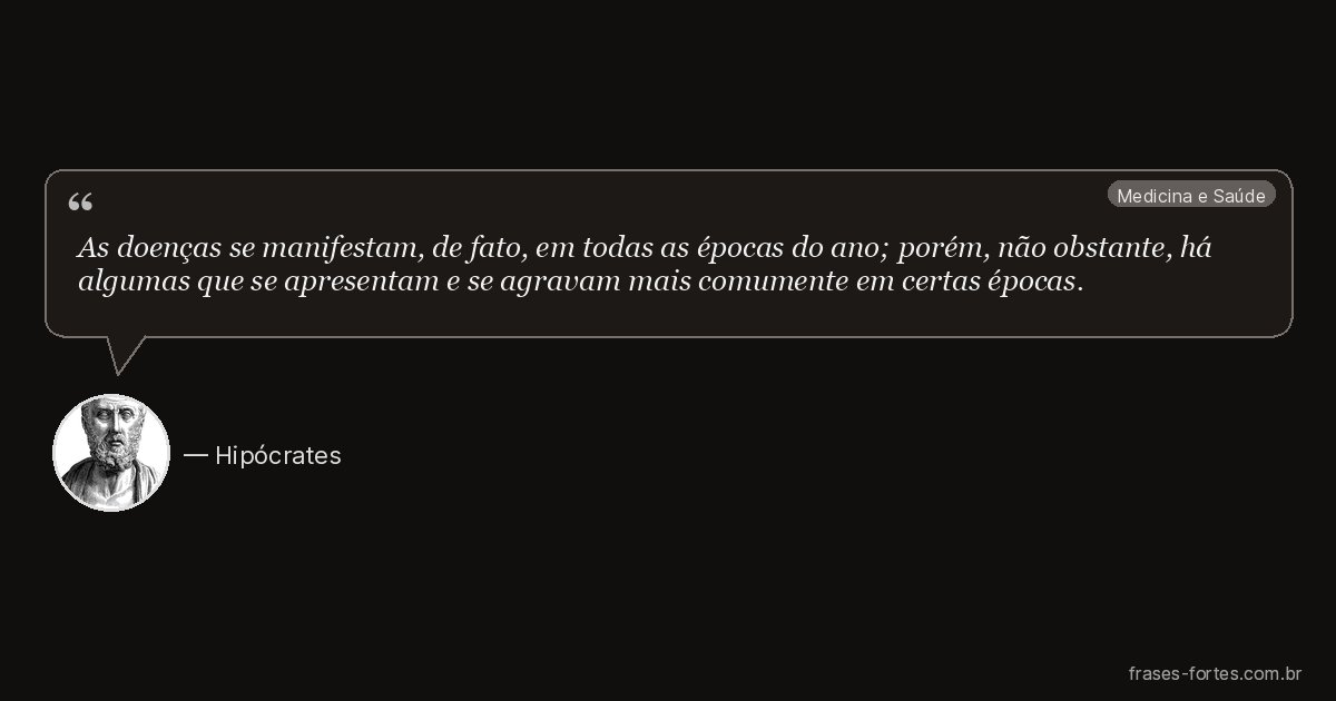 Frase de Hipócrates