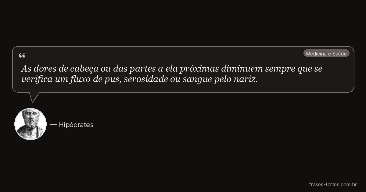 Frase de Hipócrates