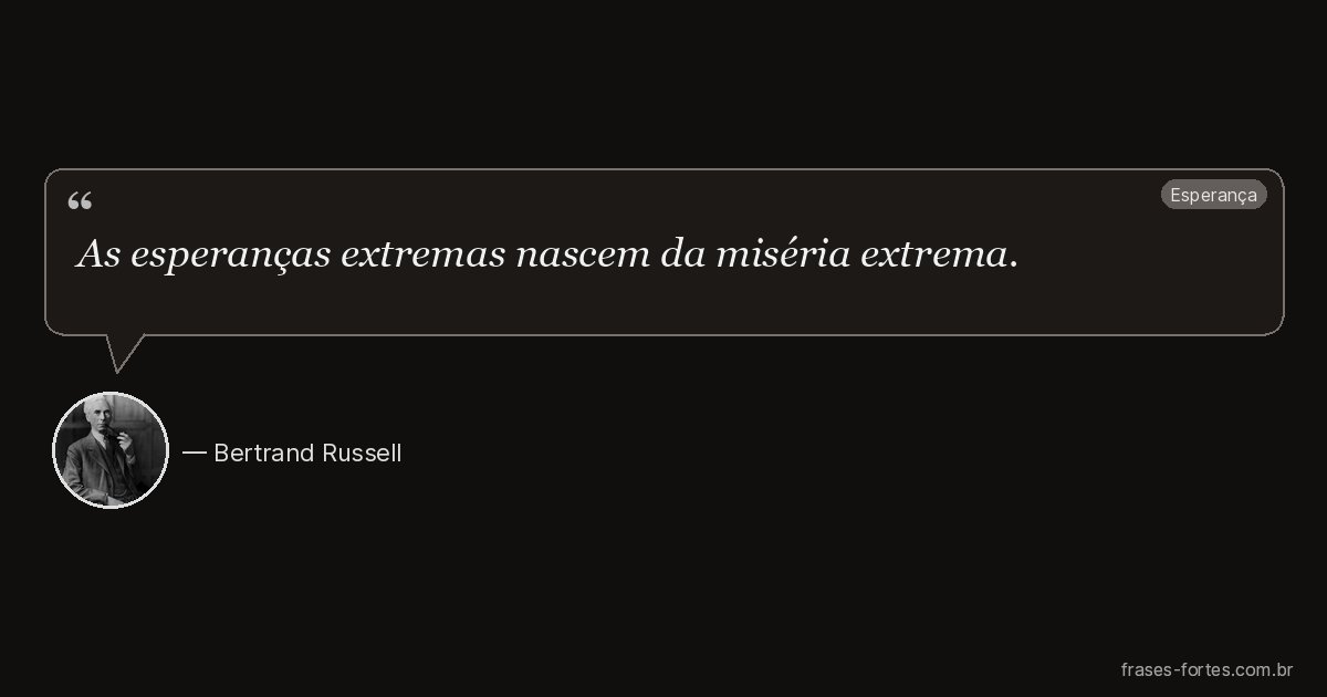 Frase de Bertrand Russell