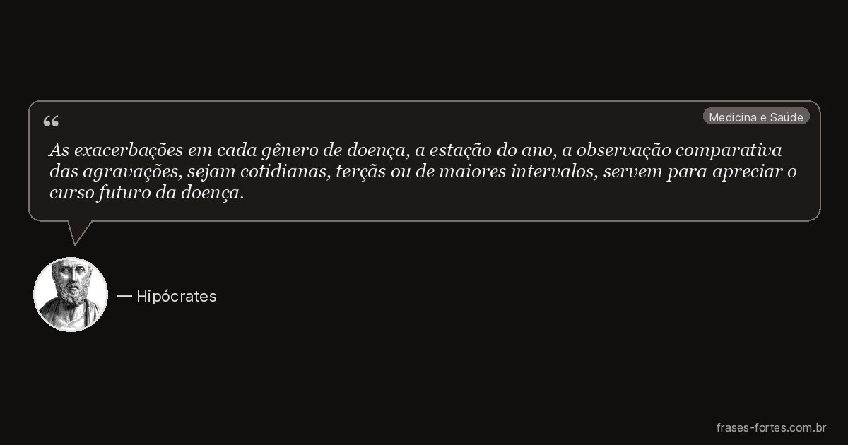 Frase de Hipócrates