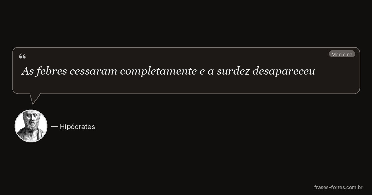 Frase de Hipócrates