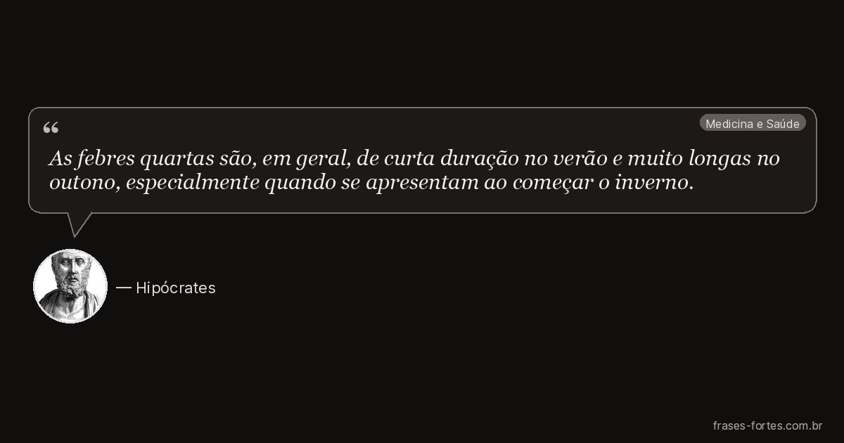 Frase de Hipócrates
