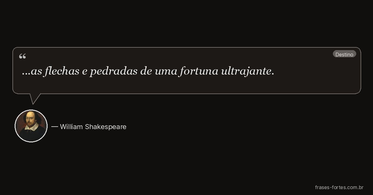 Frase de William Shakespeare