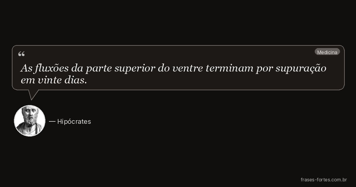 Frase de Hipócrates