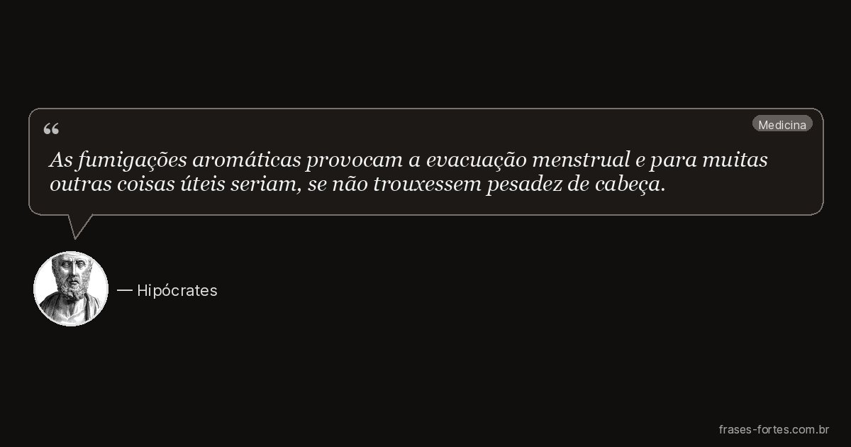 Frase de Hipócrates