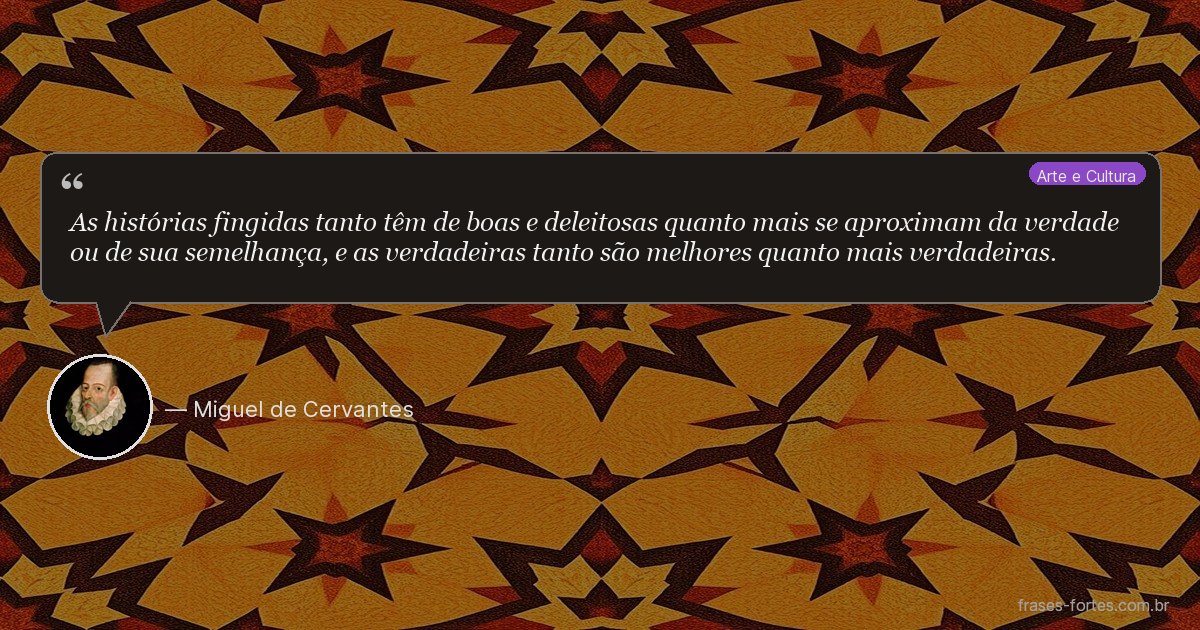 Frase de Miguel de Cervantes