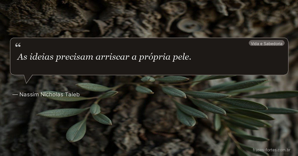 Frase de Nassim Nicholas Taleb