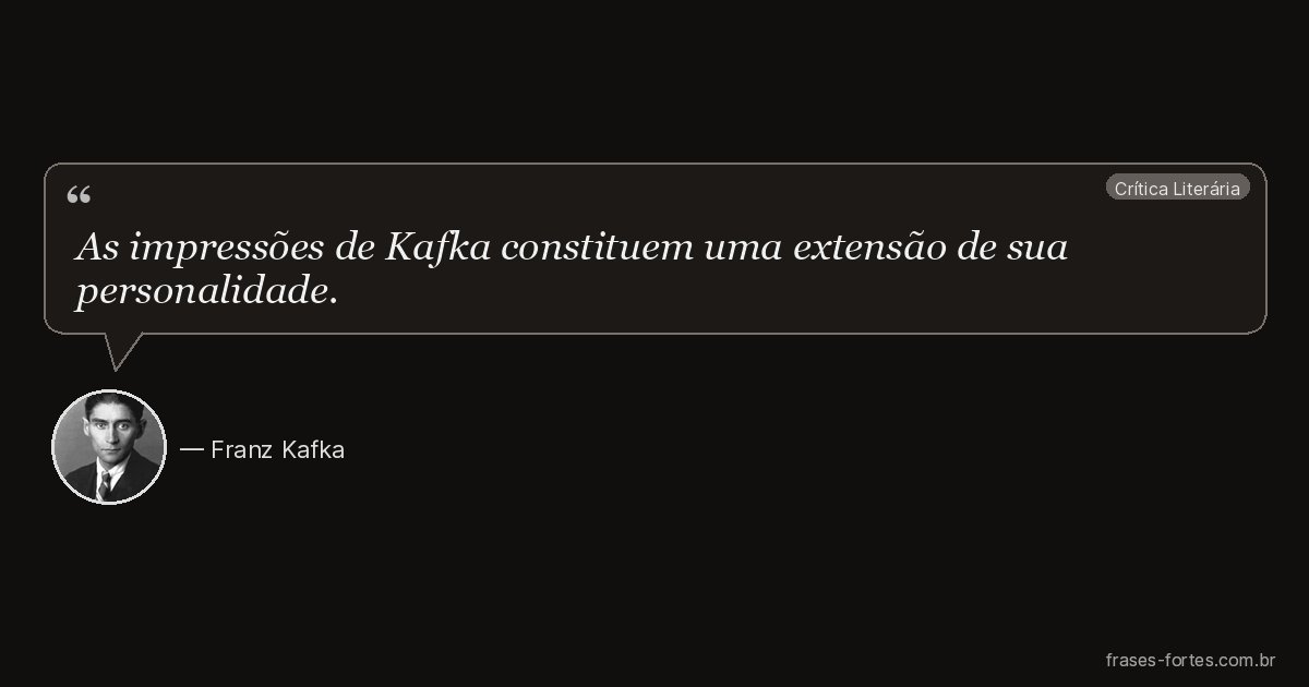 Frase de Franz Kafka