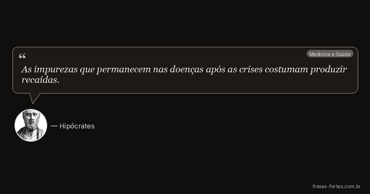 Frase de Hipócrates