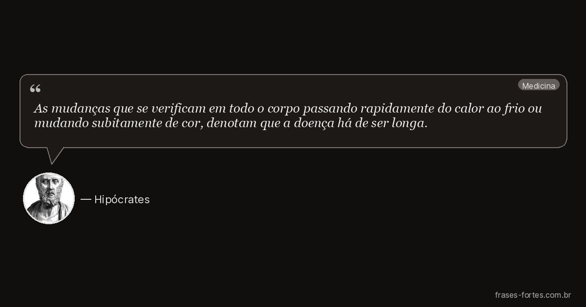 Frase de Hipócrates