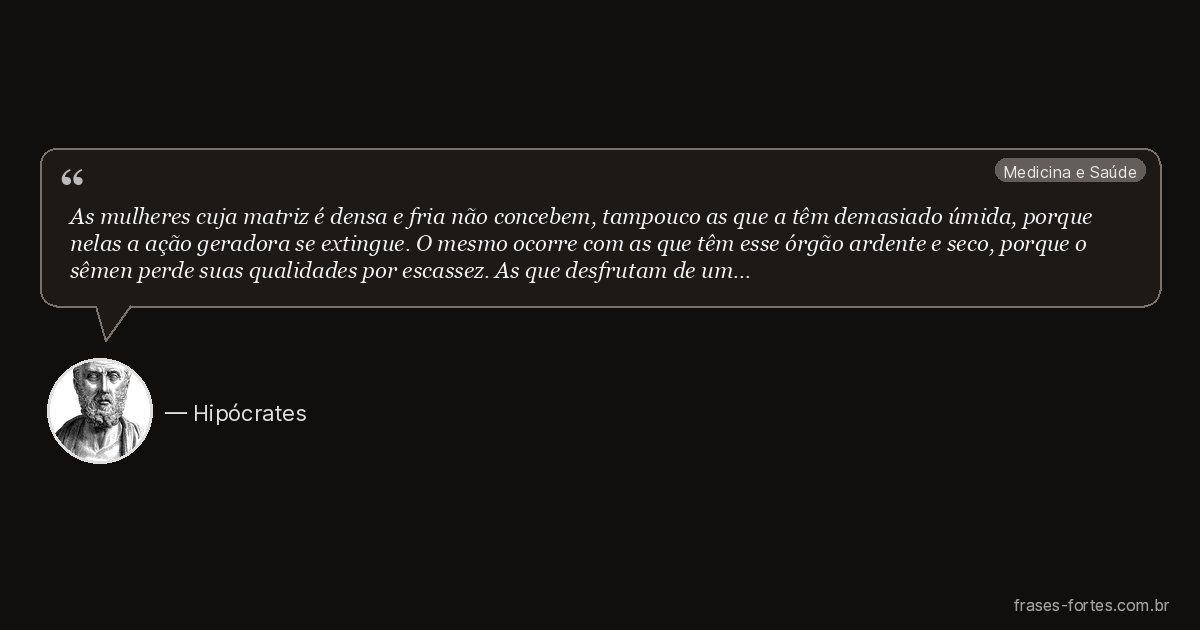 Frase de Hipócrates
