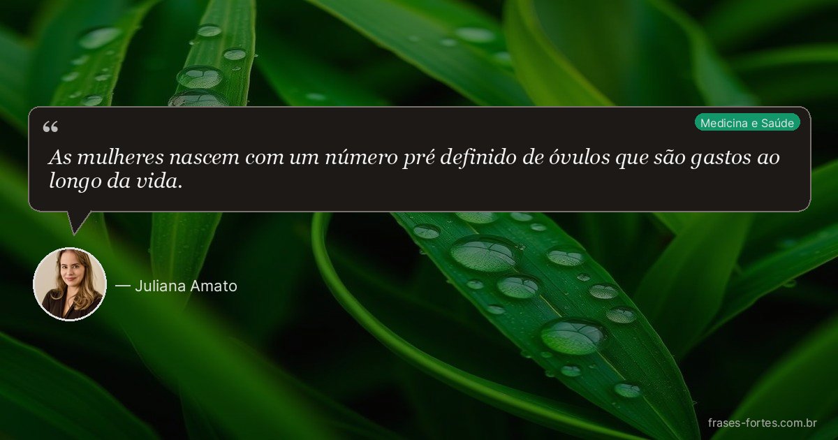 Frase de Juliana Amato