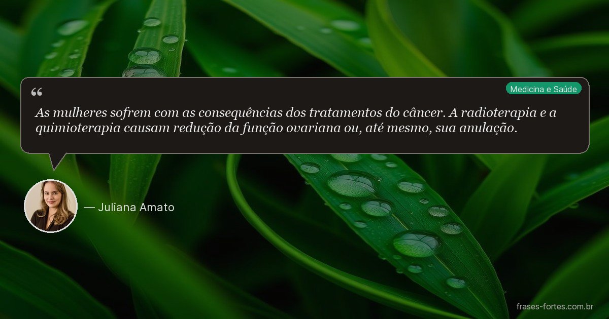 Frase de Juliana Amato