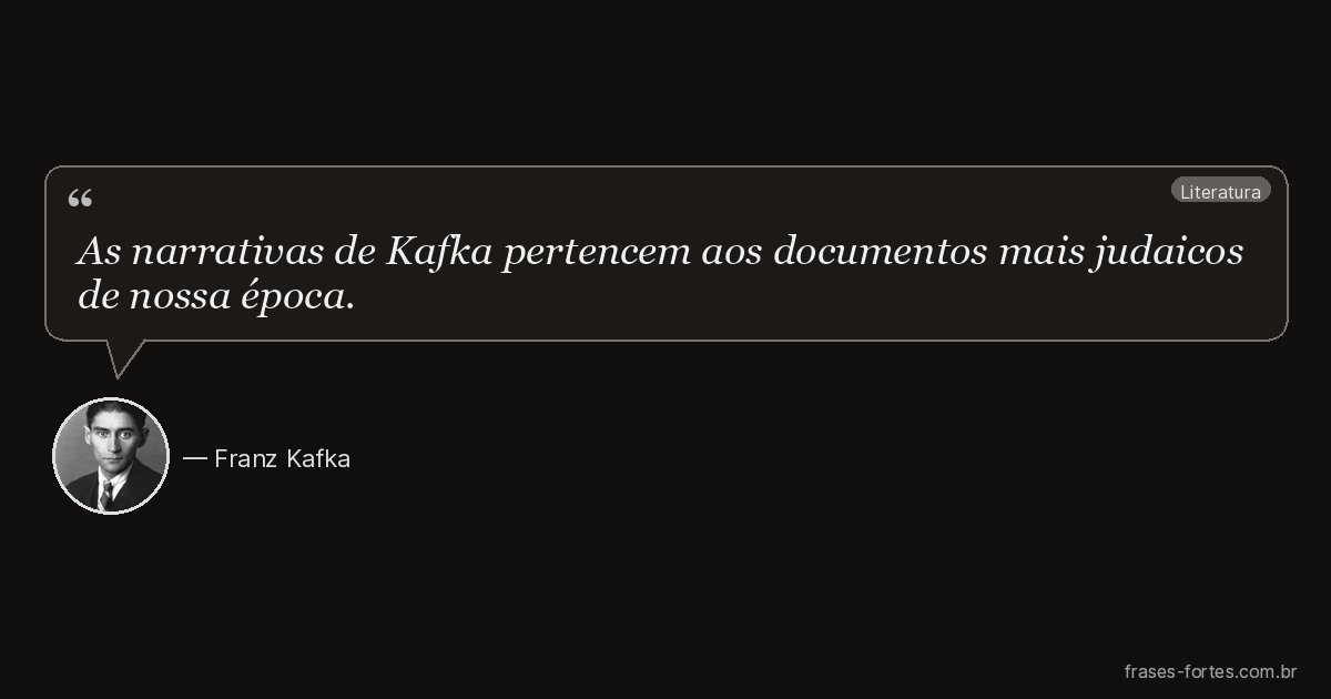 Frase de Franz Kafka