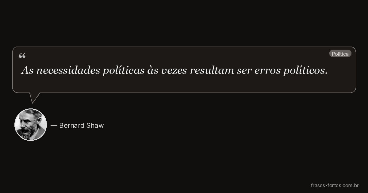 Frase de Bernard Shaw
