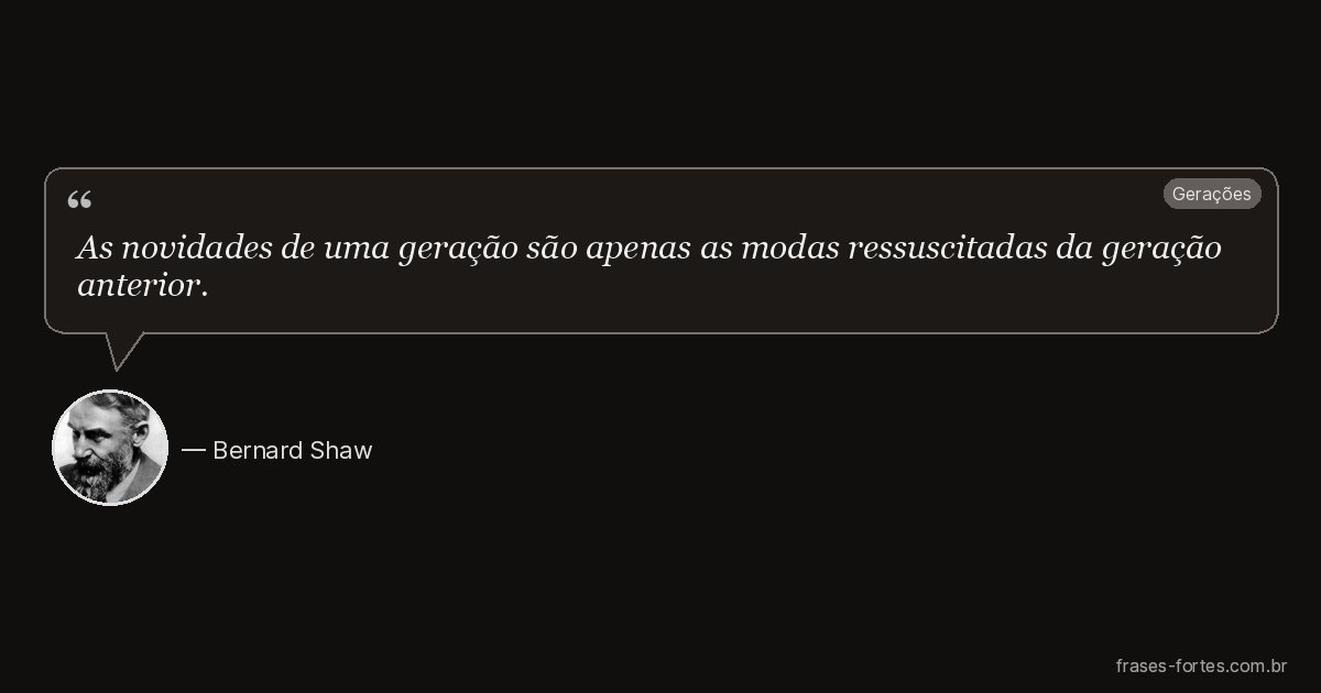 Frase de Bernard Shaw
