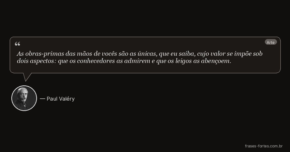 Frase de Paul Valéry