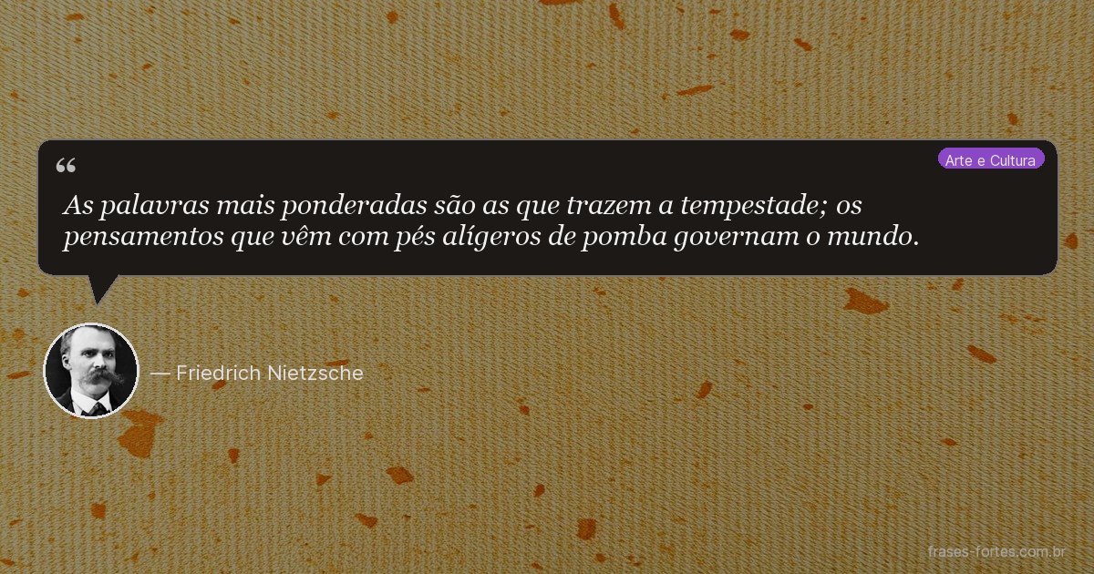 Frase de Friedrich Nietzsche