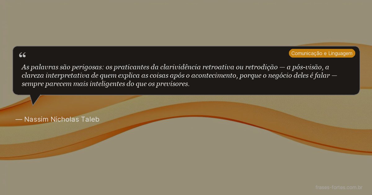 Frase de Nassim Nicholas Taleb