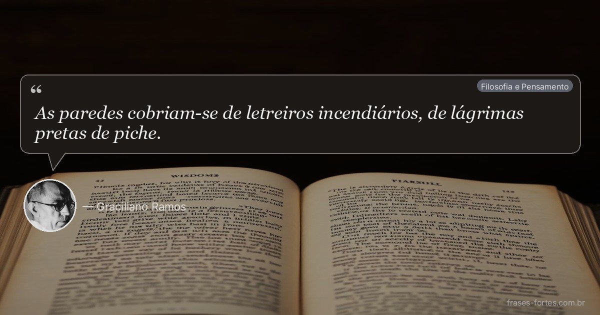 Frase de Graciliano Ramos