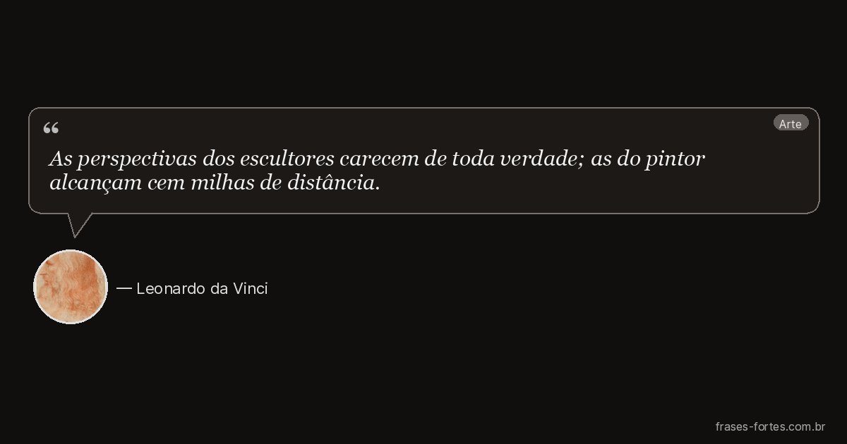 Frase de Leonardo da Vinci