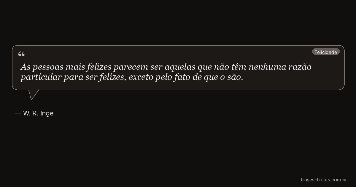 Frase de W. R. Inge