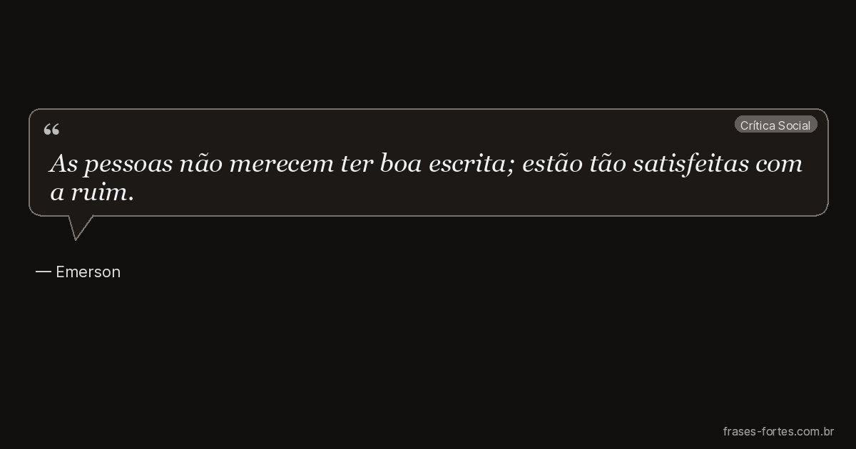 Frase de Emerson