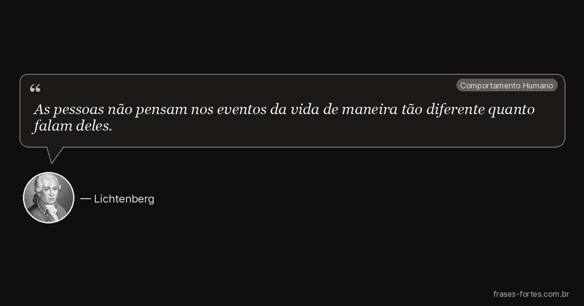 Frase de Lichtenberg