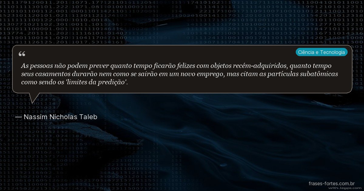Frase de Nassim Nicholas Taleb