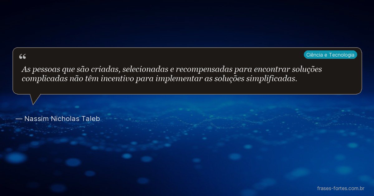 Frase de Nassim Nicholas Taleb