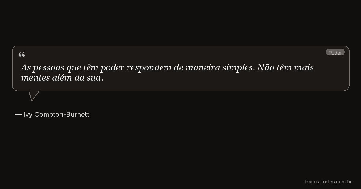 Frase de Ivy Compton-Burnett