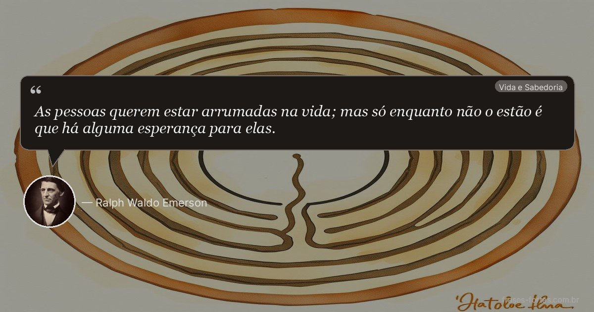Frase de Ralph Waldo Emerson