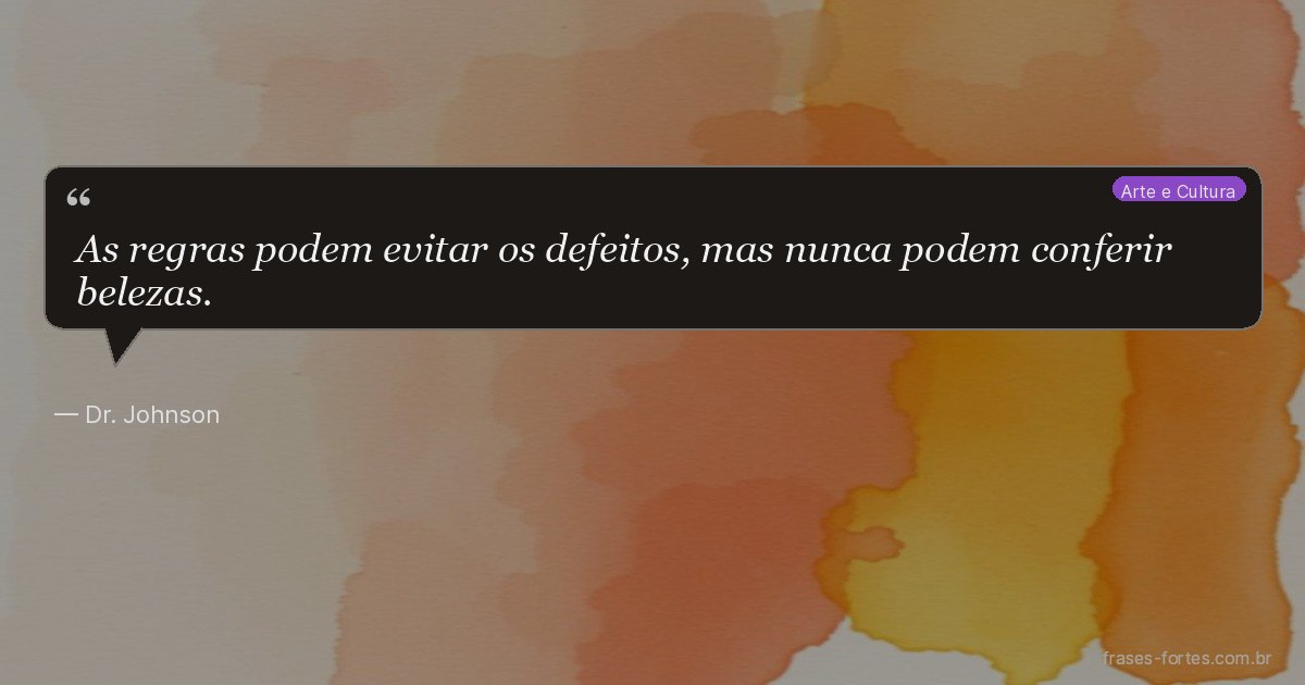 Frase de Dr. Johnson