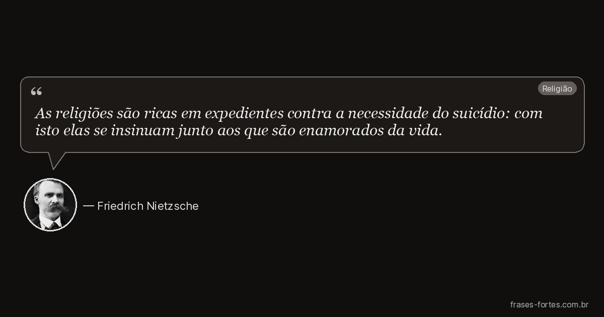 Frase de Friedrich Nietzsche