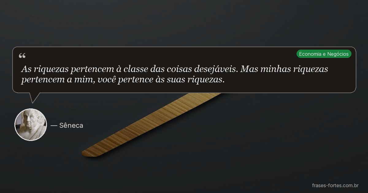 Frase de Sêneca
