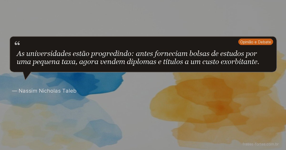 Frase de Nassim Nicholas Taleb