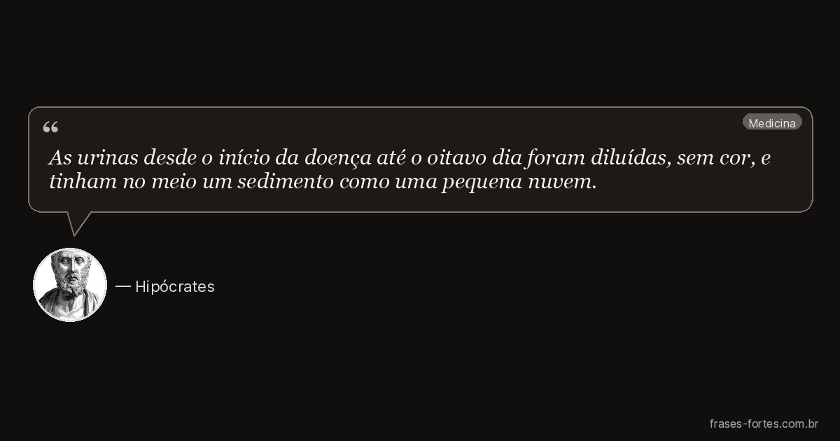 Frase de Hipócrates