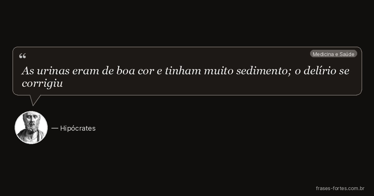 Frase de Hipócrates