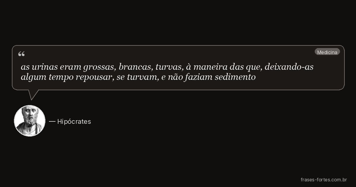Frase de Hipócrates