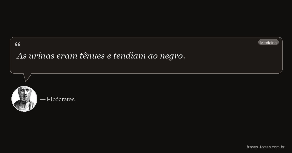 Frase de Hipócrates