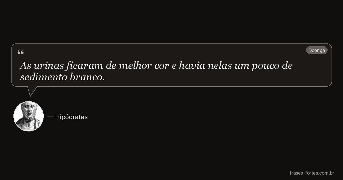 Frase de Hipócrates