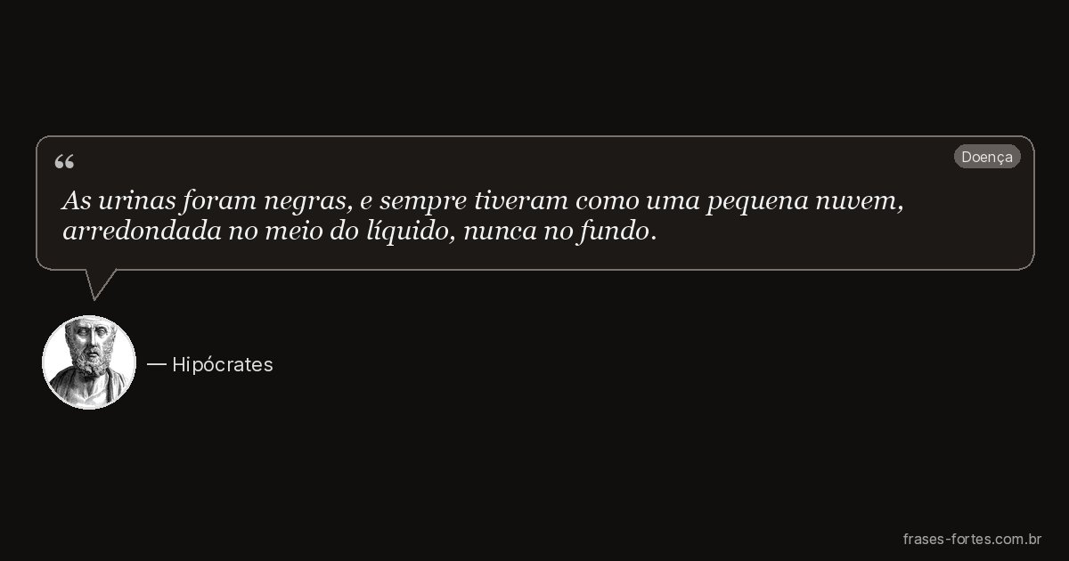 Frase de Hipócrates