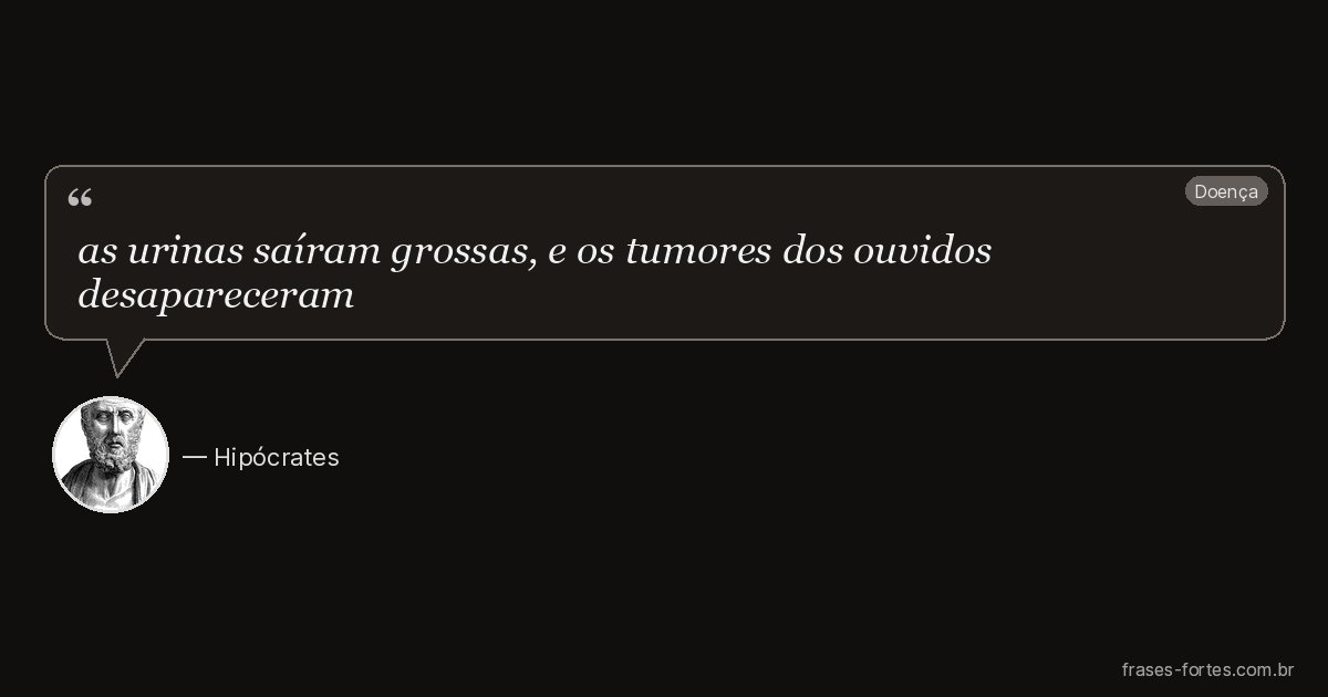 Frase de Hipócrates